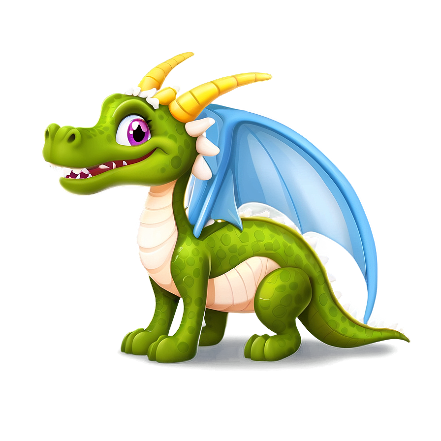 Cute Dragon Cartoon Png Lll24 PNG Image