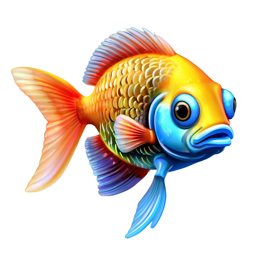 Cute Fantasy Fish Png 06292024 PNG Image