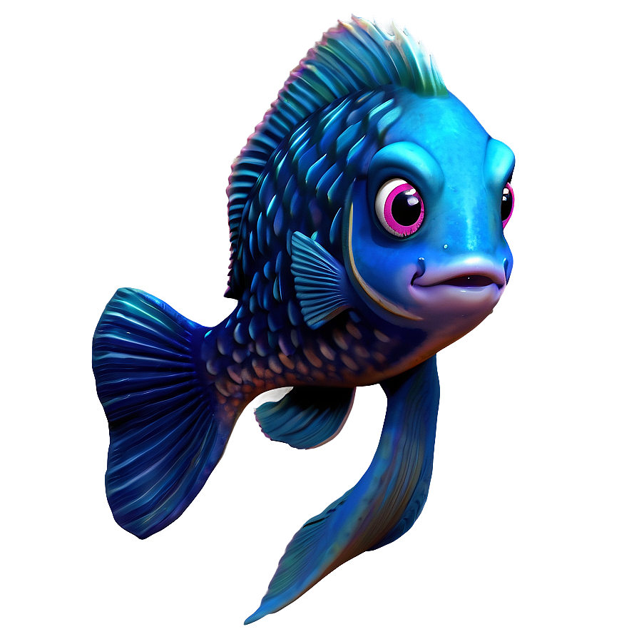 Cute Fantasy Fish Png Pyv39 PNG Image