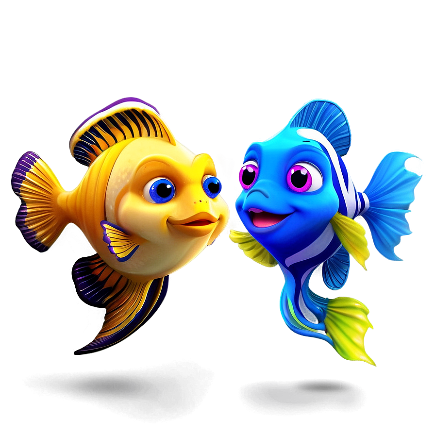 Cute Fish School Png Oac PNG Image