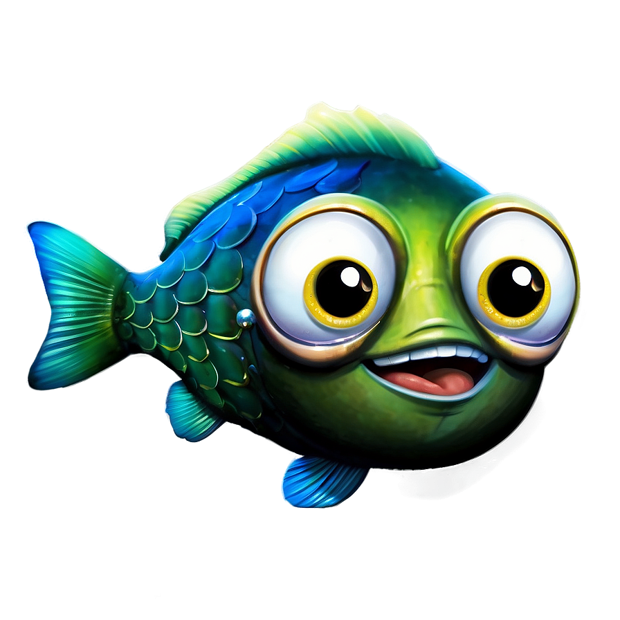 Cute Fish With Smile Png Bpu PNG Image