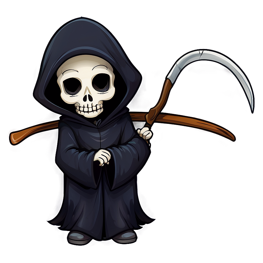 Cute Grim Reaper Png Etn80 PNG Image