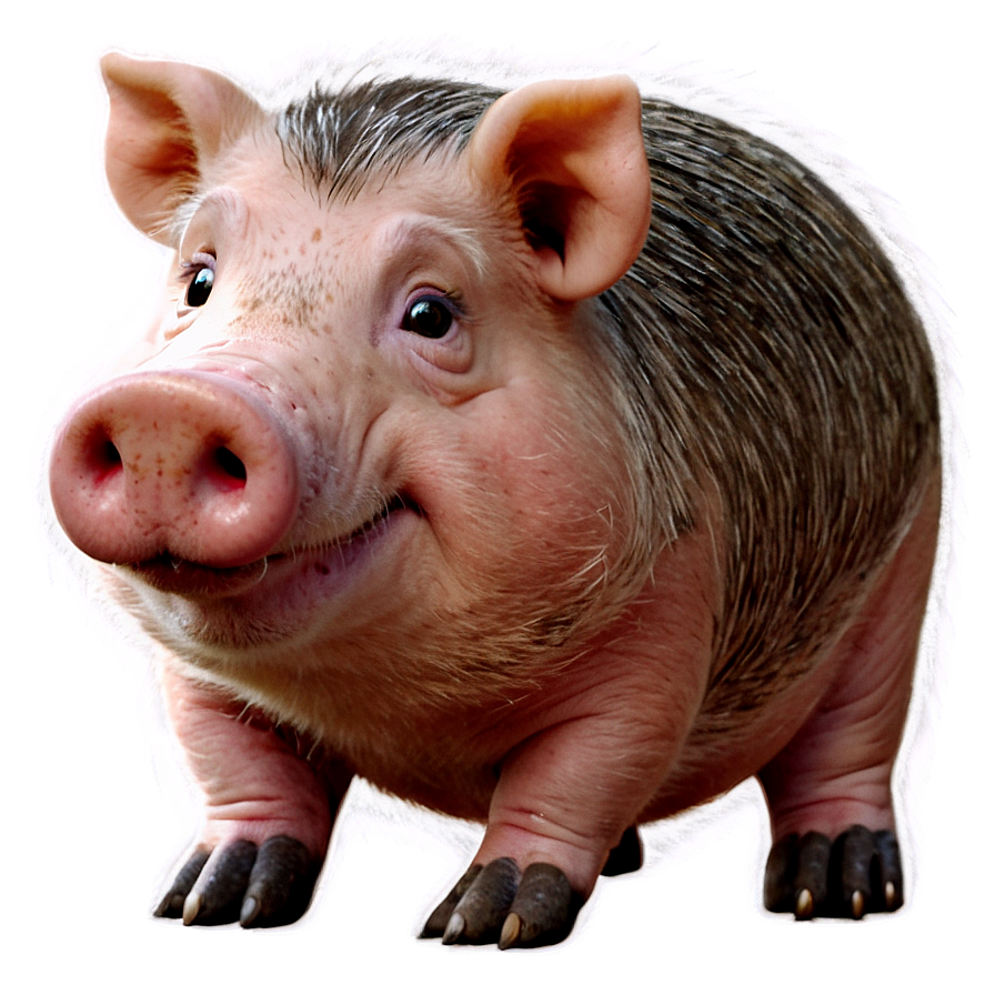 Cute Hog Cartoon Png Osx PNG Image