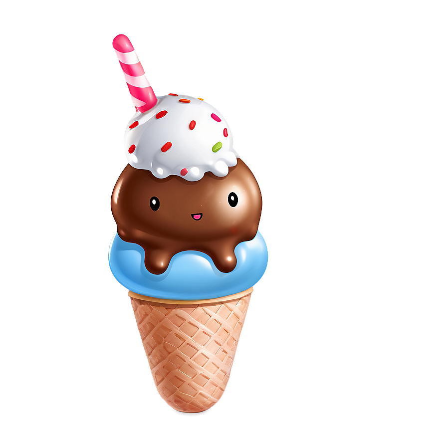 Cute Ice Cream Png Kmq PNG Image