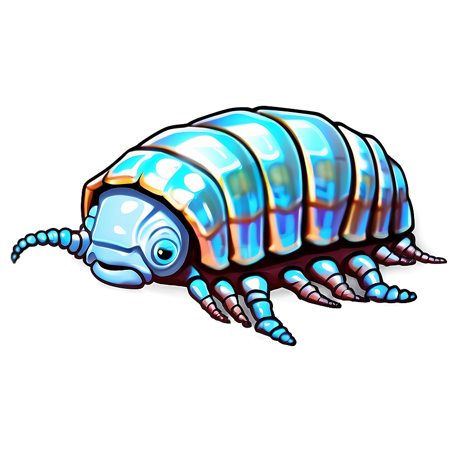 Cute Isopod Character Png Ugd PNG Image