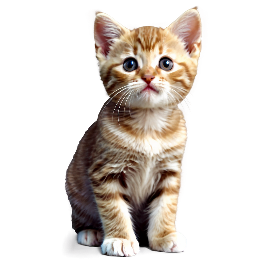 Cute Kitty B PNG Image