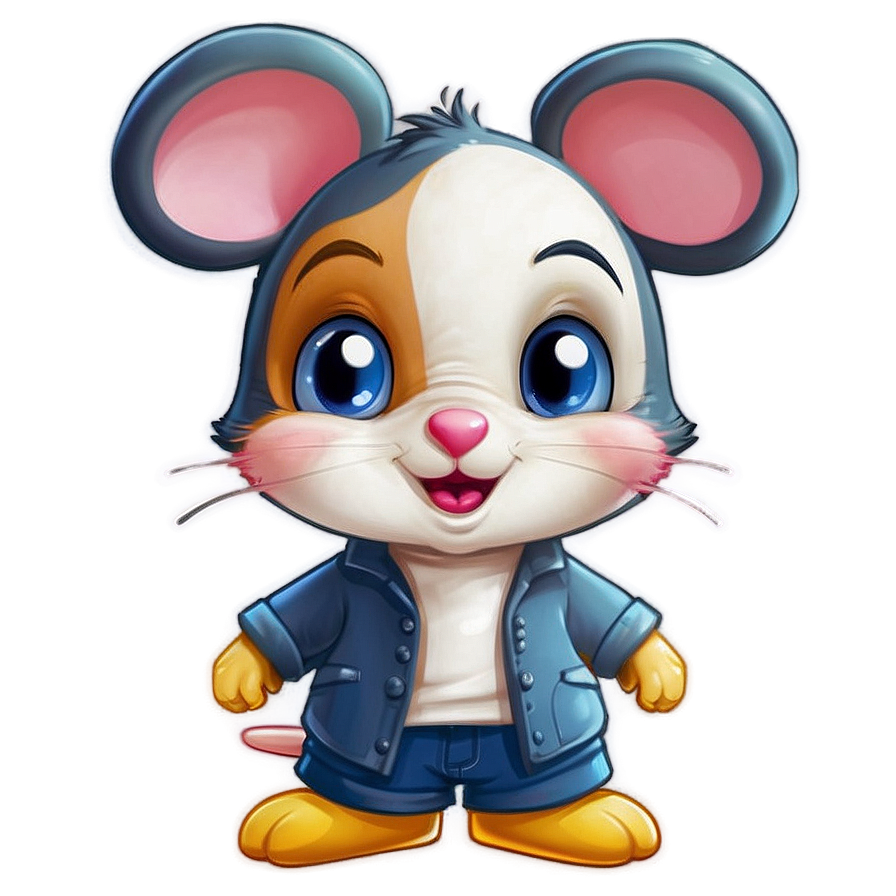 Cute Mouse Character Png Biv PNG Image