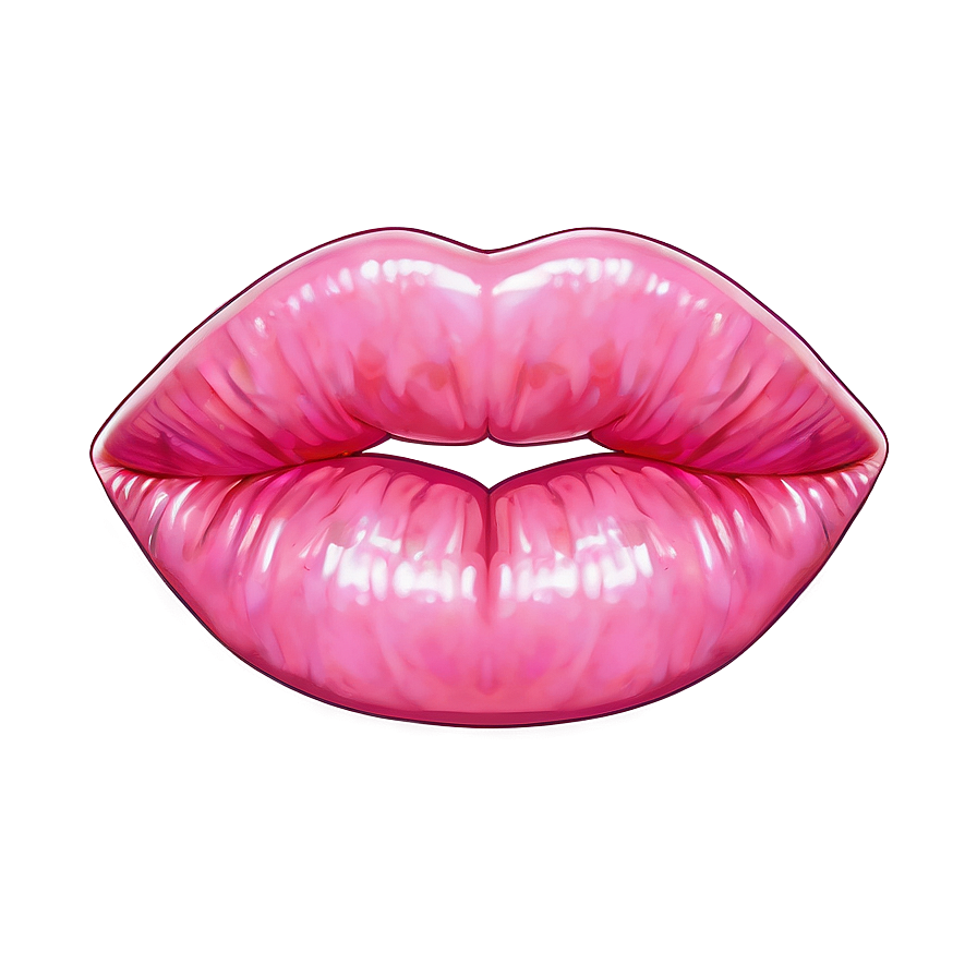 Cute Pink Lips Png 06212024 PNG Image