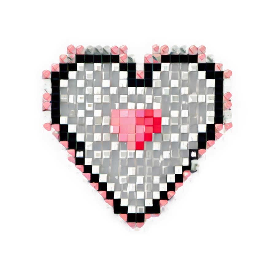 Cute Pixel Heart Png Rmb PNG Image