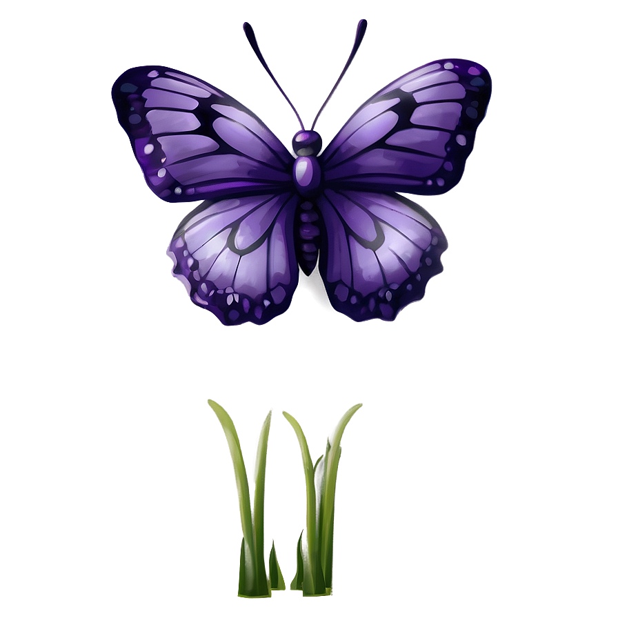 Cute Purple Butterfly Png Req PNG Image