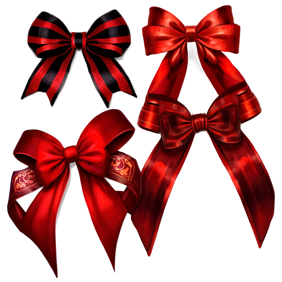 Cute Red Bow Png Yrp3 PNG Image