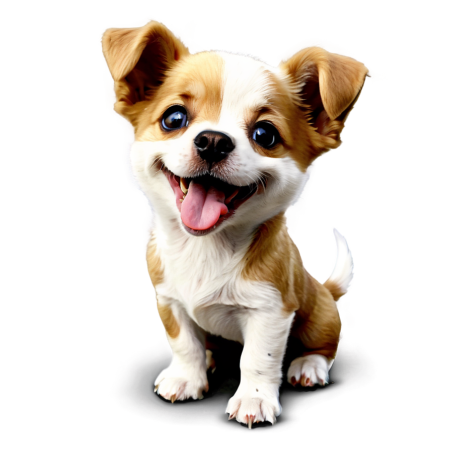 Cute Small Dog Cartoon Png Ijf PNG Image