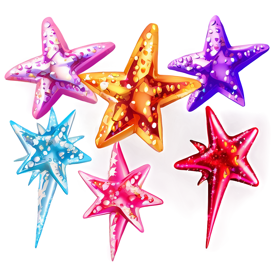 Cute Sparkle Stars Png Wcv PNG Image