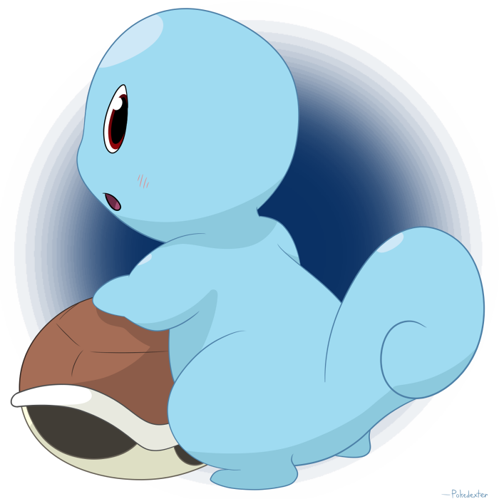 Cute Squirtle Artwork PNG Image