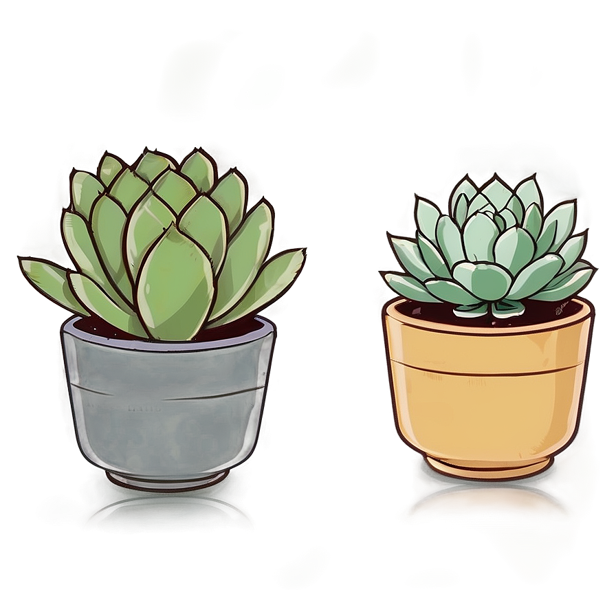 Cute Succulent Png Mxc71 PNG Image