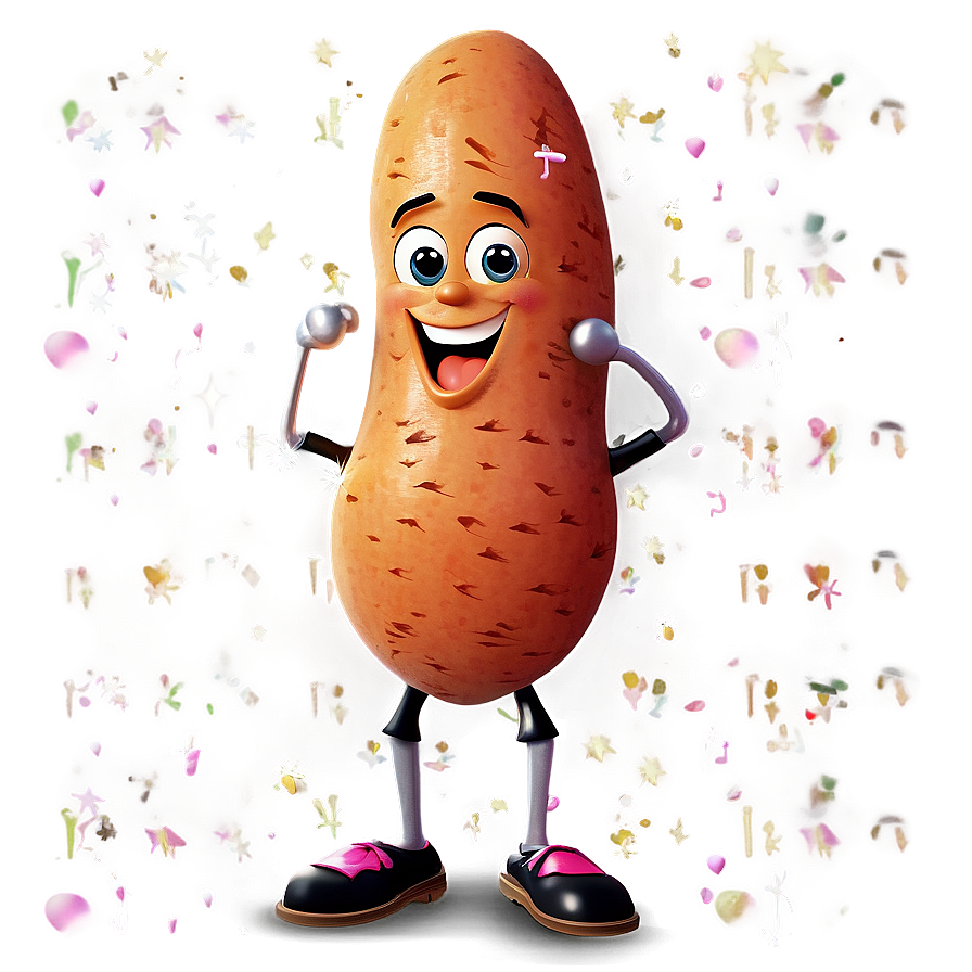 Cute Sweet Potato Character Png 06122024 PNG Image