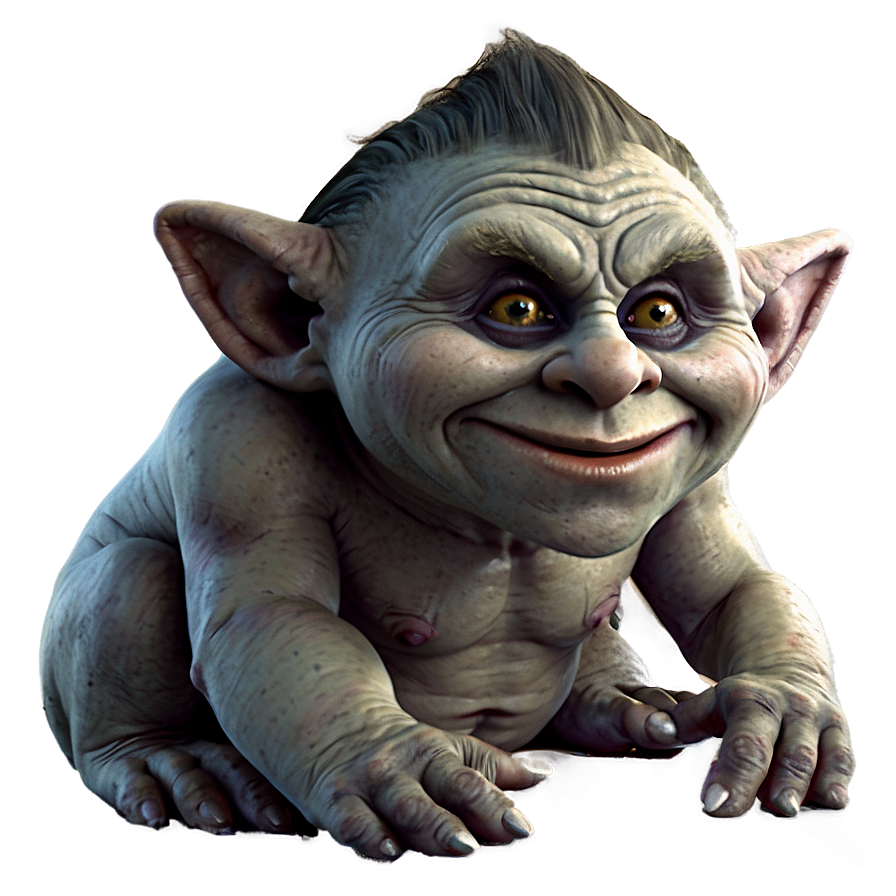 Cute Troll Figure Png Sel4 PNG Image