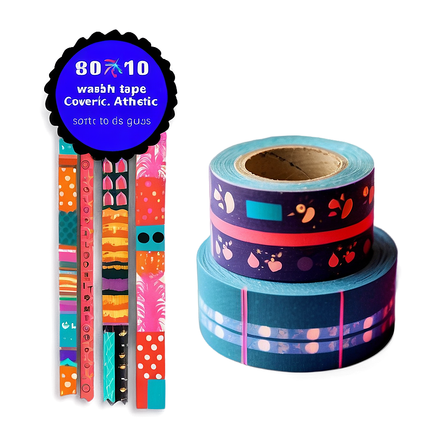 Cute Washi Tape Aesthetic Png 93 PNG Image