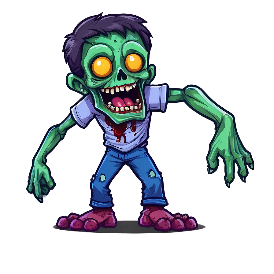 Cute Zombie Mascot Png 16 PNG Image