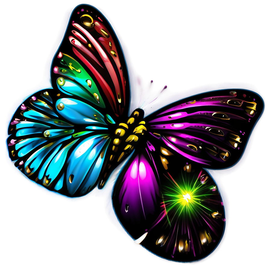 Cyber Butterfly Tech Png Nxs PNG Image