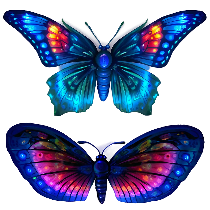 Cyber Butterfly Tech Png Ujg4 PNG Image