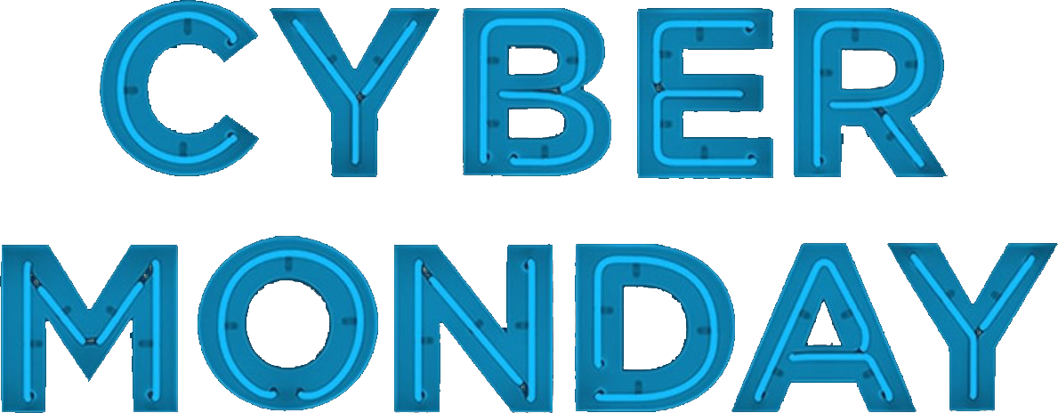 Cyber Monday Text Logo PNG Image