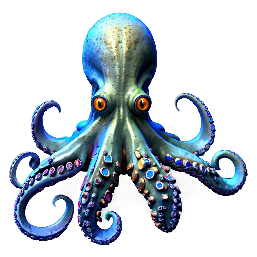 Cyber Octopus Png Vdy43 PNG Image