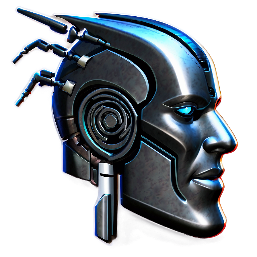 Cyber Robot Head Png Yli27 PNG Image