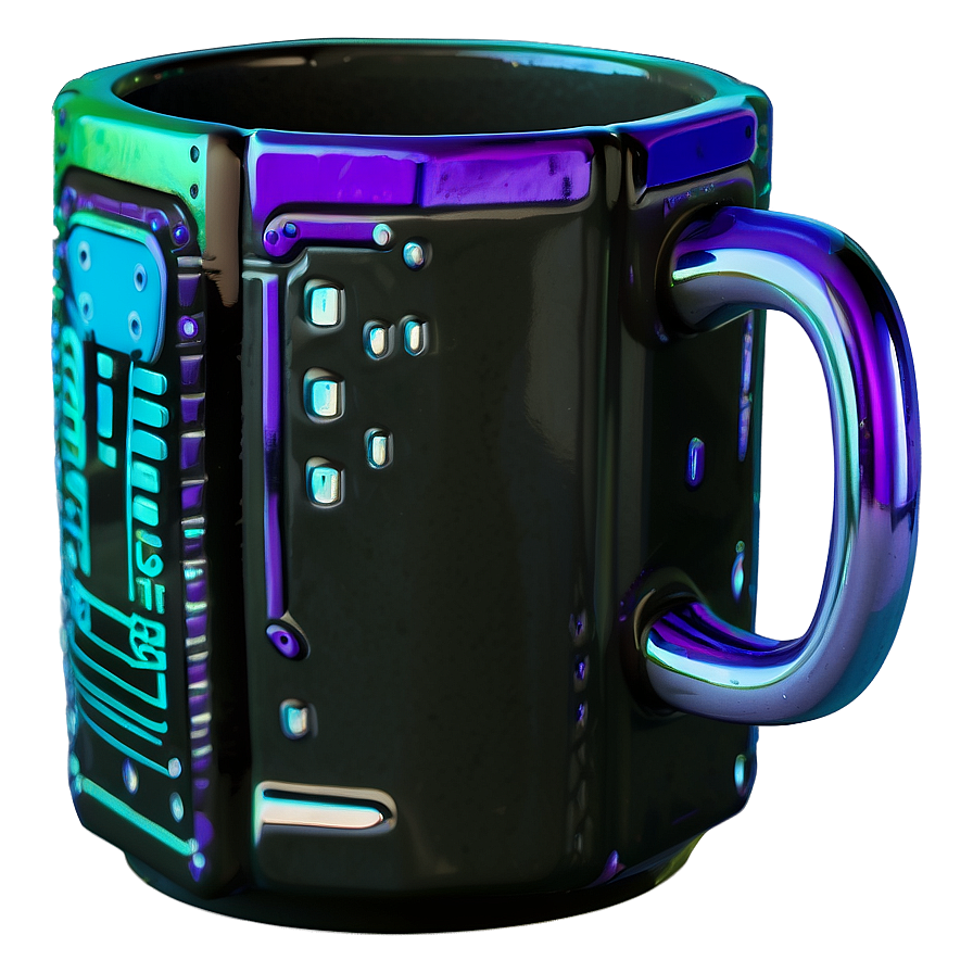 Cyberpunk Aesthetic Mug Png 64 PNG Image