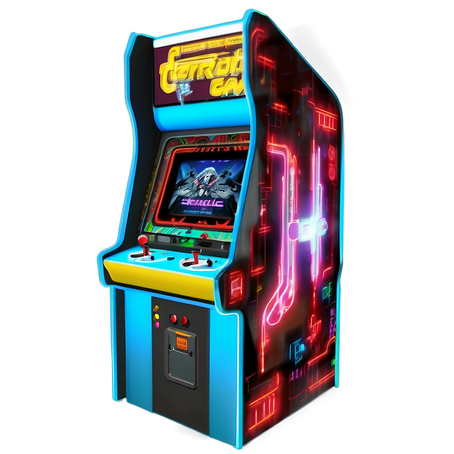 Cyberpunk Arcade Game Png 14 PNG Image