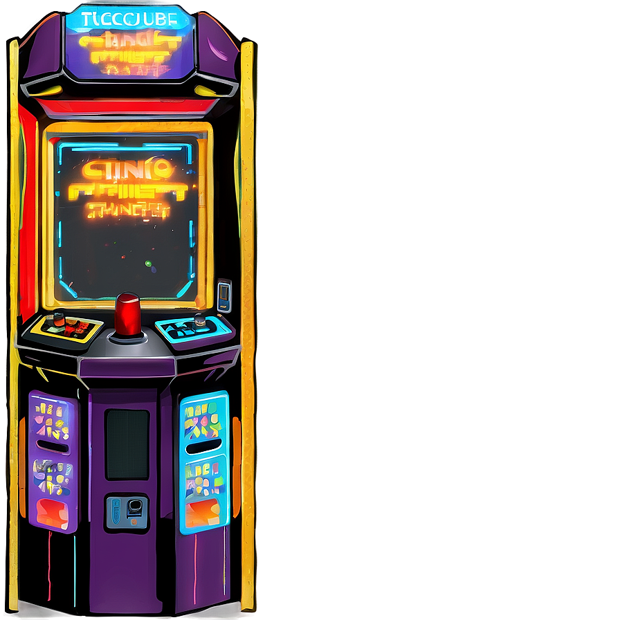 Cyberpunk Arcade Game Png Qqu23 PNG Image