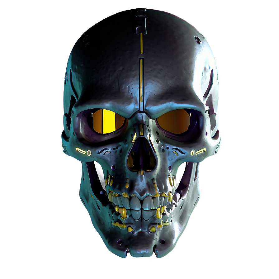 Cyberpunk Skull Avatar Png B PNG Image