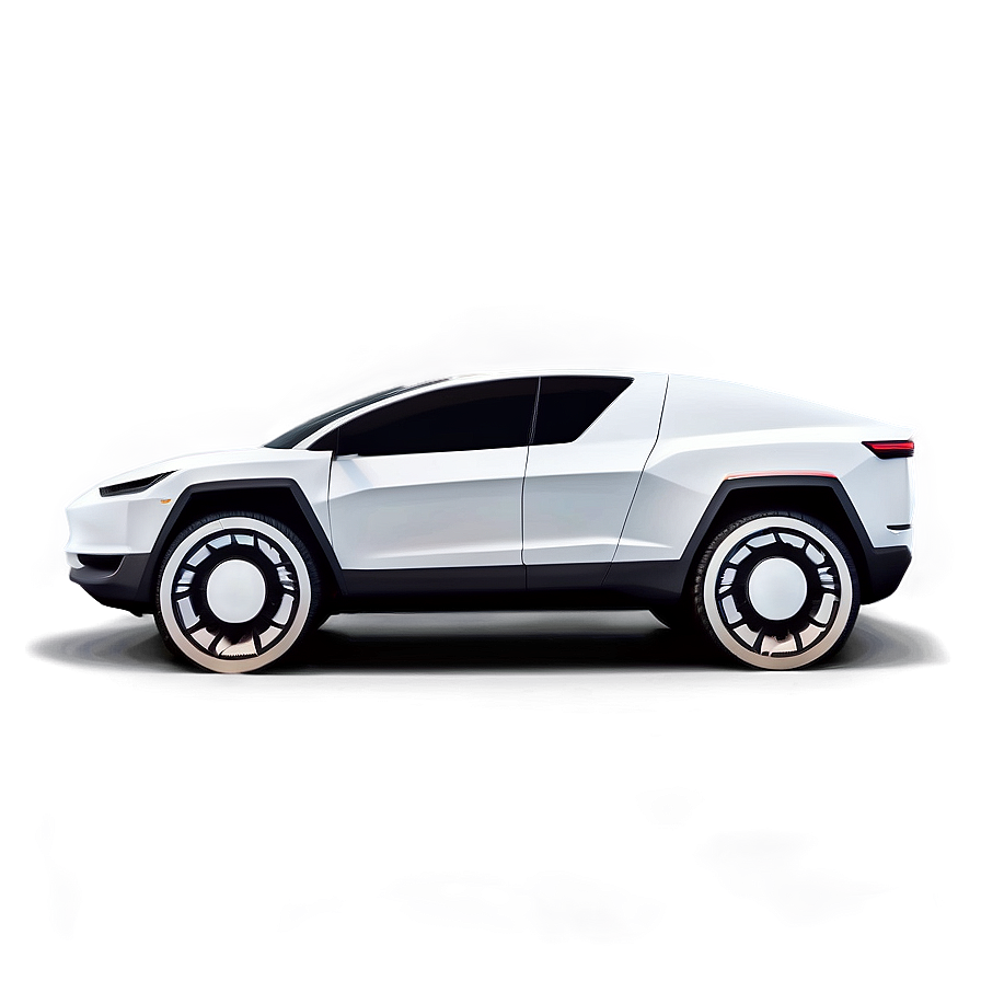 Cybertruck In Action Tesla Png 64 PNG Image