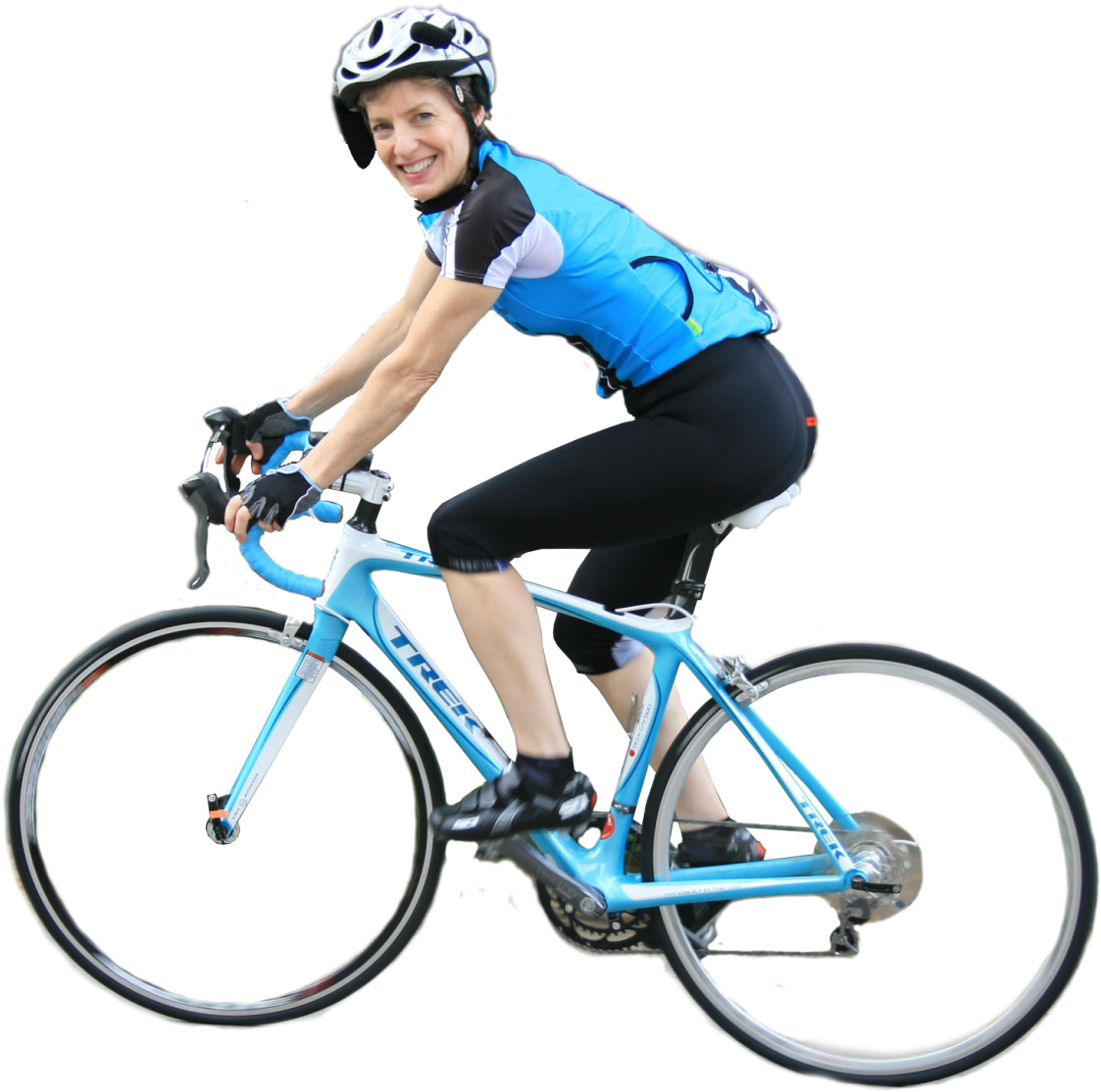 Cyclistin Action Cutout PNG Image