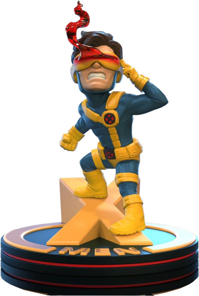 Cyclops X Men Figure Statue PNG Image