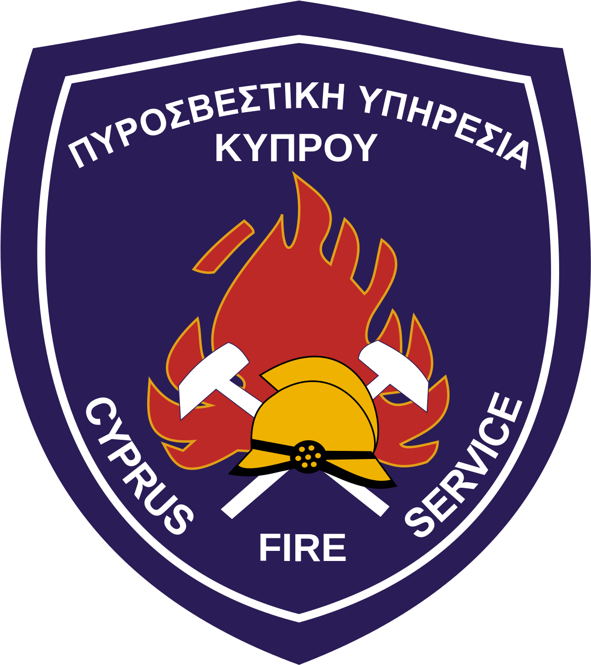 Cyprus Fire Service Emblem PNG Image