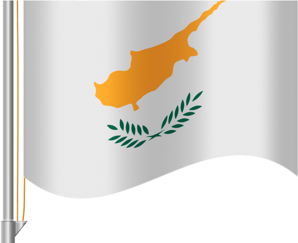 Cyprus Flag Waving PNG Image