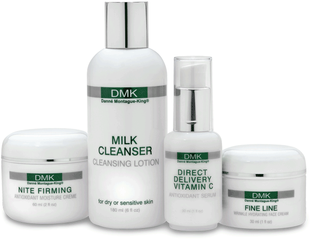 D M K Skincare Products Range PNG Image