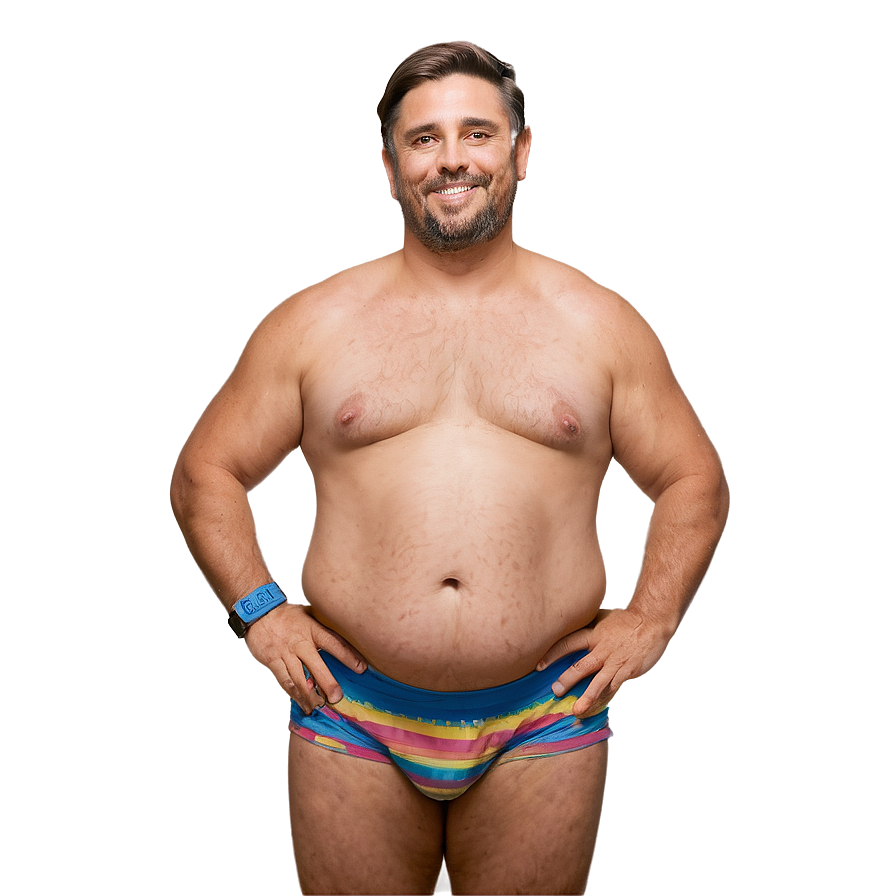 Dad Bod B PNG Image