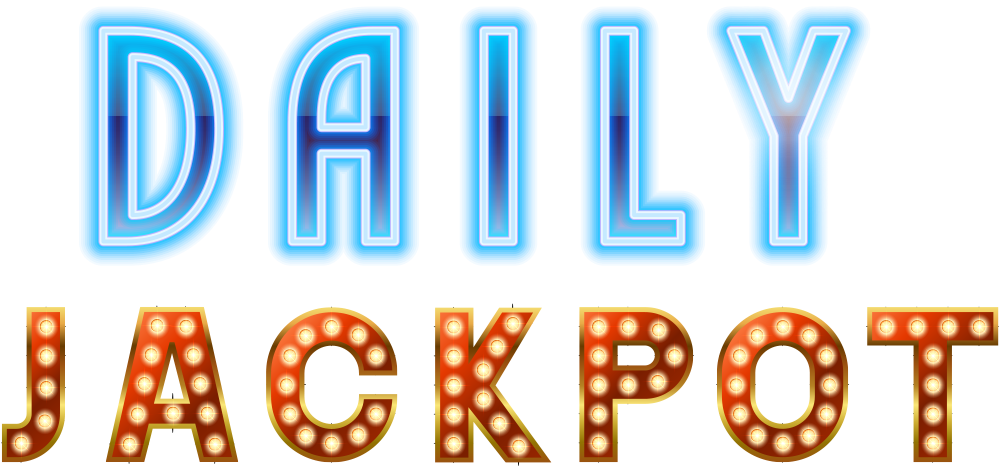 Daily Jackpot Sign Illuminated PNG Image