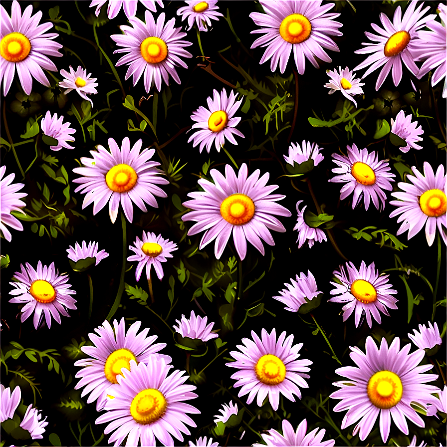 Daisy Pattern Png Fdt18 PNG Image