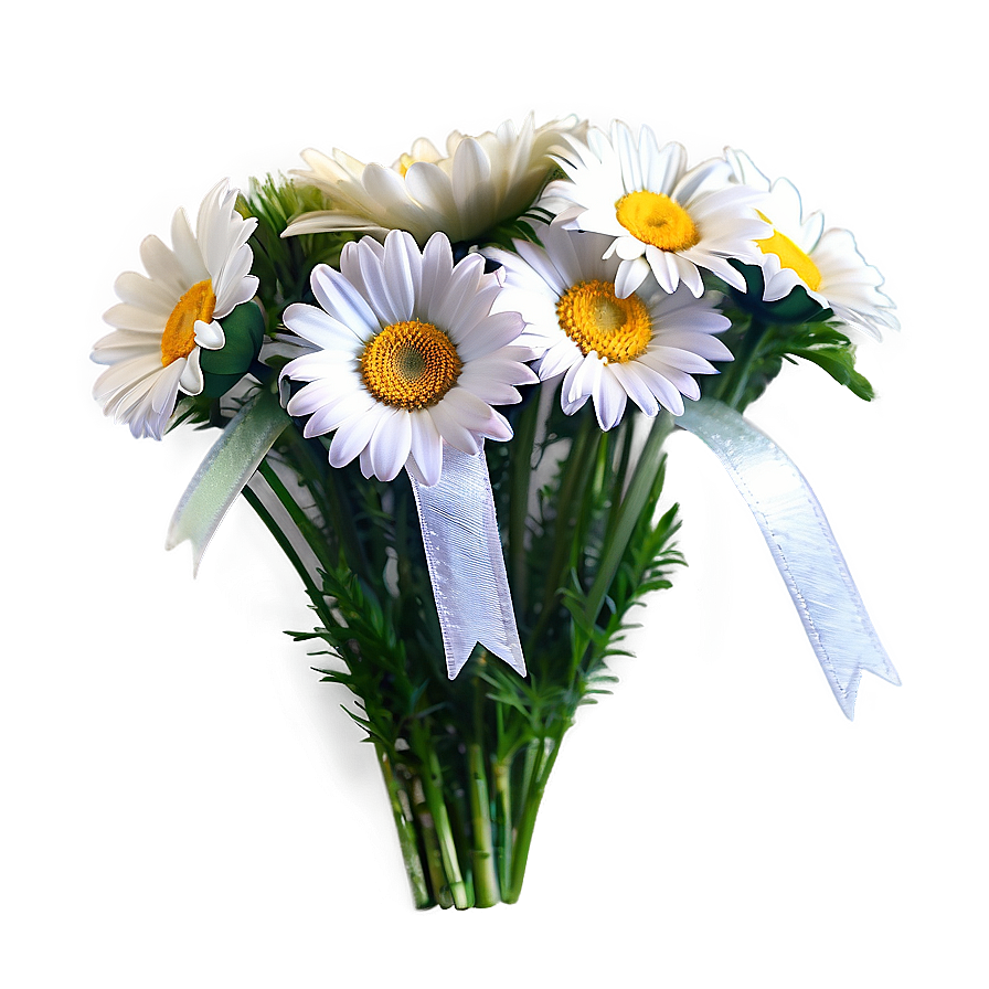 Daisy Wedding Bouquets Png Jjk PNG Image