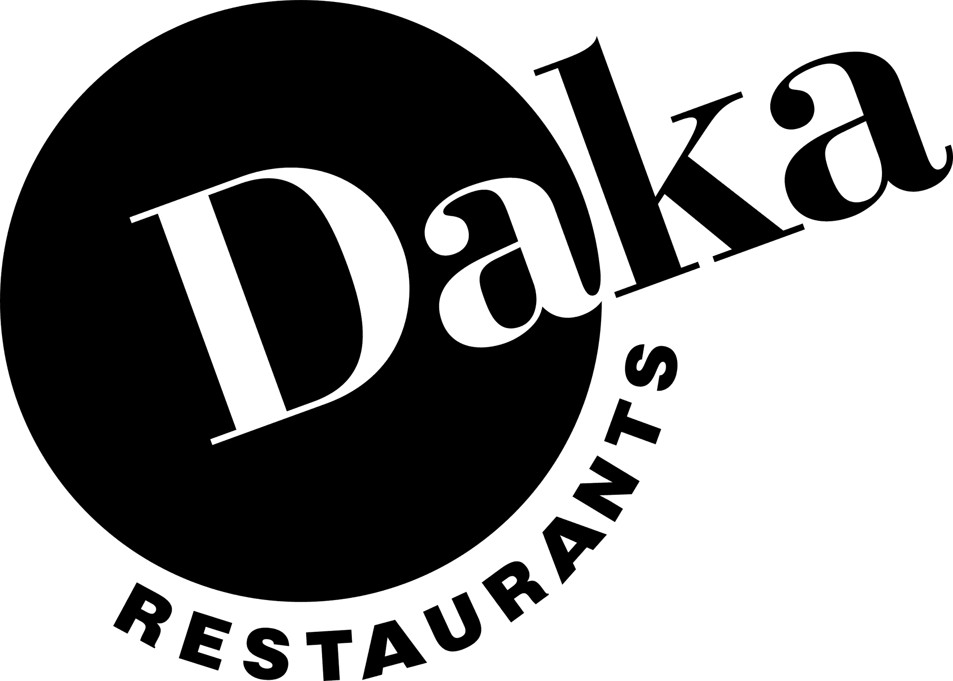 Daka Restaurant Logo Design PNG Image