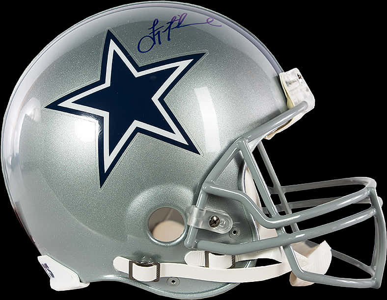 Dallas Cowboys Signed Helmet PNG Image