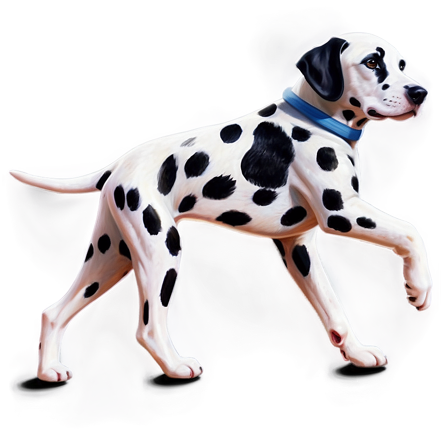 Dalmatian Dog Walking Side View Png 77 PNG Image