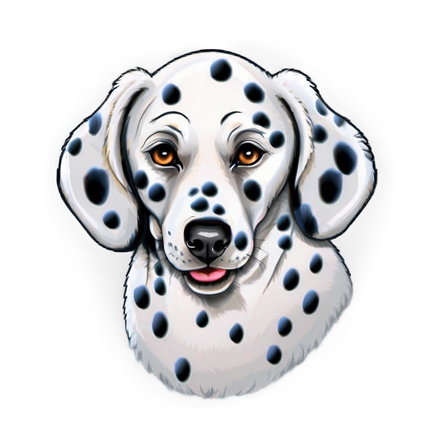 Dalmatian Spots B PNG Image