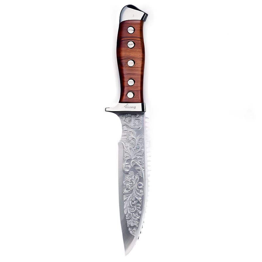 Damascus Knife Png Oww PNG Image