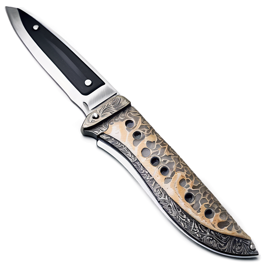 Damascus Steel Pocket Knife Png 92 PNG Image