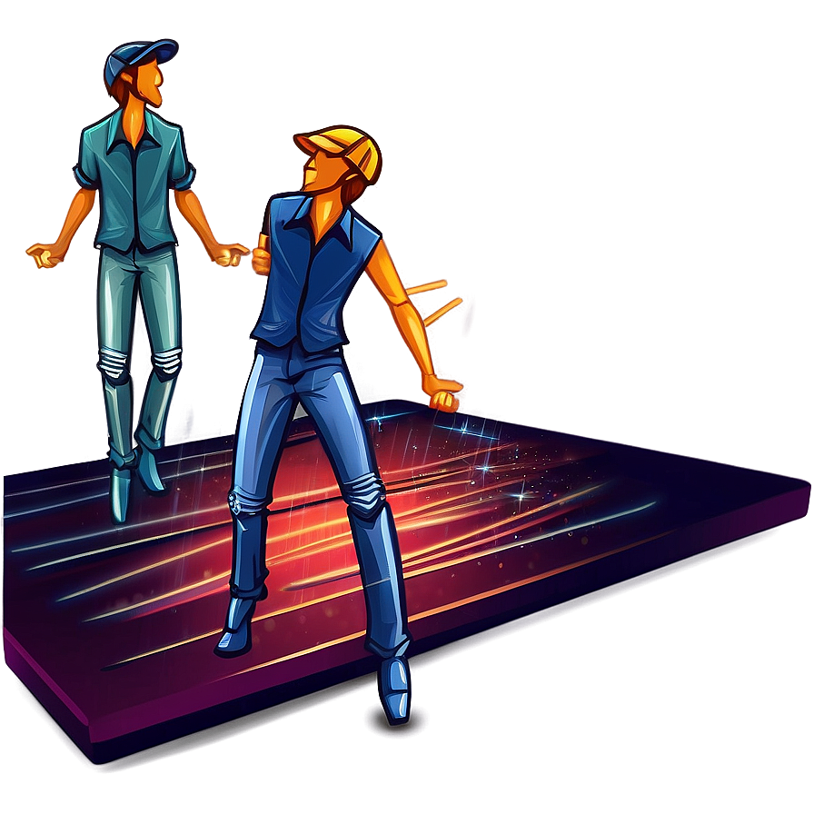 Dance Floor Illustration Png 06262024 PNG Image