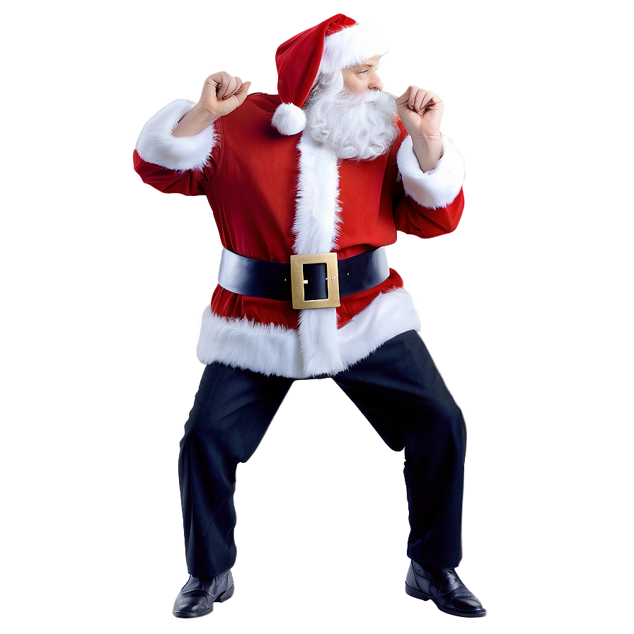 Dancing Santa Png 10 PNG Image